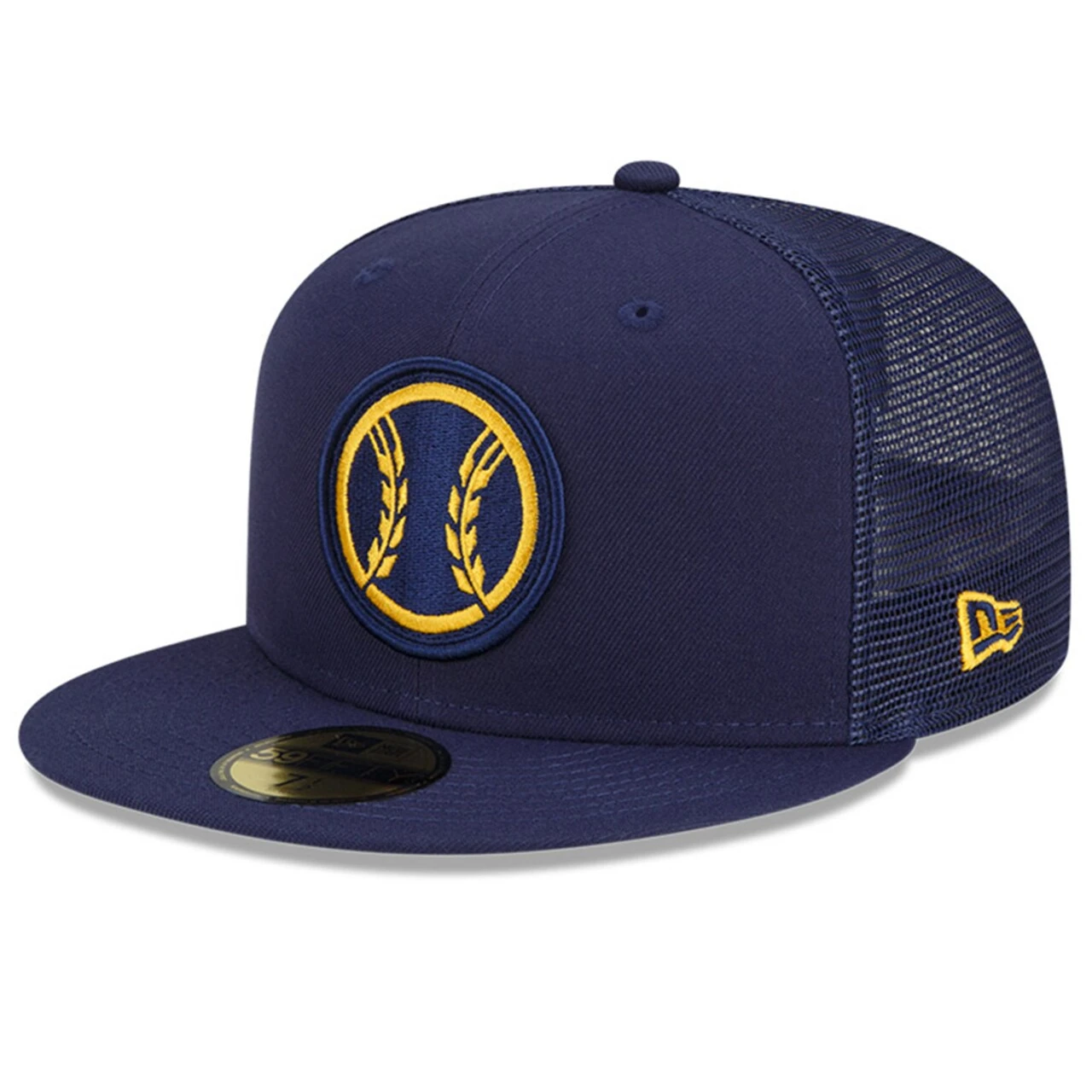 Youth Milwaukee Brewers New Era Navy 2023 Batting Practice 59FIFTY Fitted Hat 3 Youth Milwaukee Brewers New Era Navy 2023 Batting Practice 59FIFTY Fitted Hat