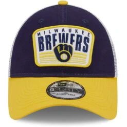 Youth Milwaukee Brewers New Era Navy Patch Trucker 9FORTY Snapback Hat -BigLeagueCaps Store youth new era navy milwaukee brewers patch trucker 9forty snapback hat ss5 p 5004068pv 2u 6wikbfbxt78ustqcwdfgv zixu2y1wcj13vo2x64zo