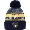 Youth Milwaukee Brewers New Era Navy Striped Cuffed Knit Hat With Pom 1 Youth Milwaukee Brewers New Era Navy Striped Cuffed Knit Hat With Pom -BigLeagueCaps Store youth new era navy milwaukee brewers striped cuffed knit hat with pom ss5 p 4681613pv 1u mzaecykppea7cwgyh3k0v ipsx8qpevuaiovcxol98