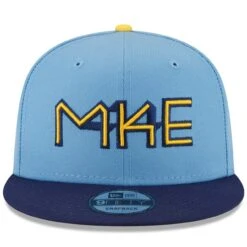 Youth Milwaukee Brewers New Era Powder Blue 2022 City Connect 9FIFTY Snapback Adjustable Hat -BigLeagueCaps Store youth new era powder blue milwaukee brewers 2022 city connect 9fifty snapback adjustable hat pi4464000 altimages ff 4464403 0999a28ad425701713aaalt2 full